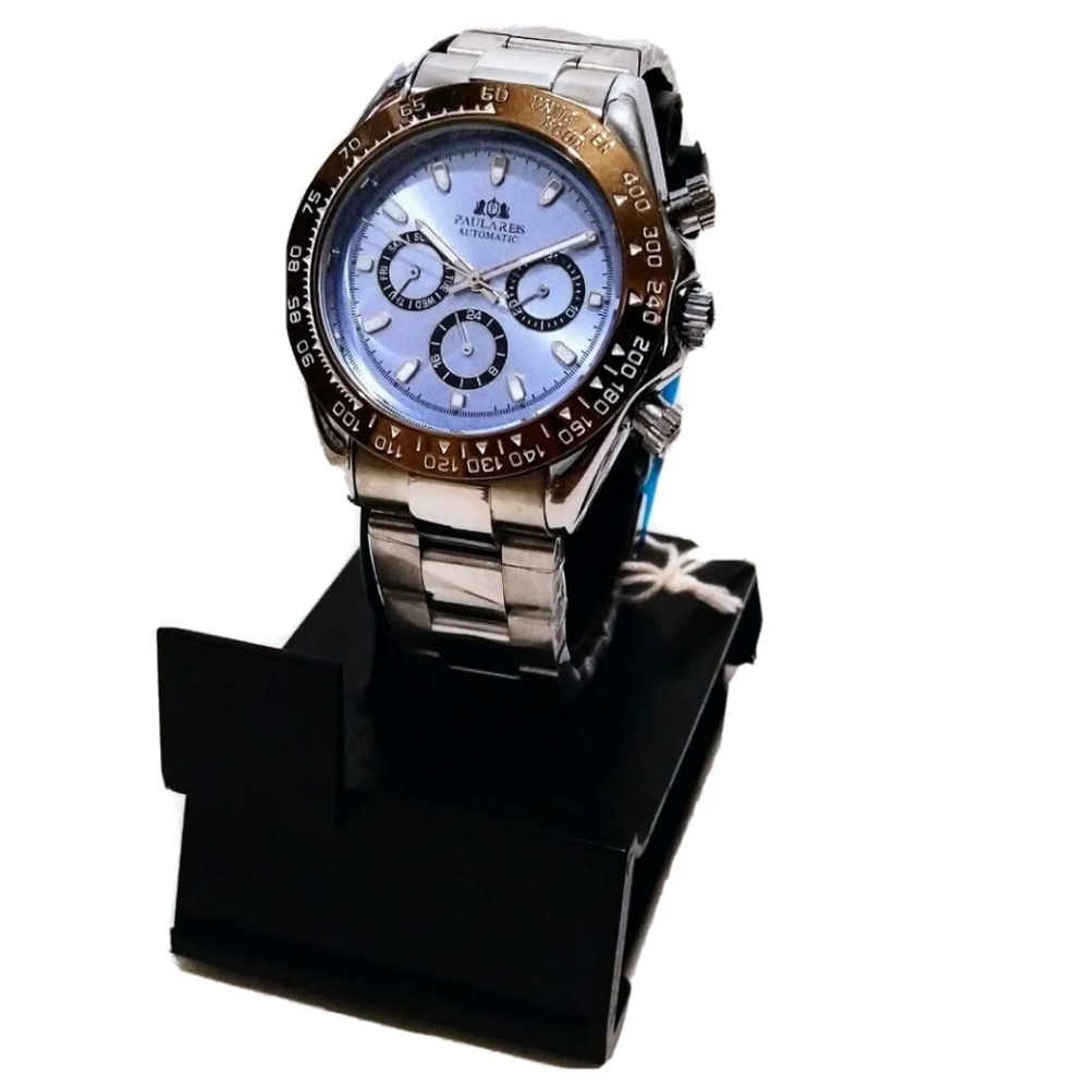 Chronograph Automatic Teal/Tiffany Blue Diver Watch